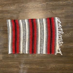 Molina Indian Hand Woven Blanket 71” x 48”